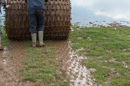 Ground protection matting